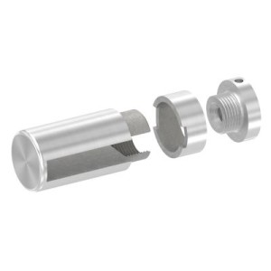 Supporto base per piatto 50x10mm M8 AISI 304 sat.