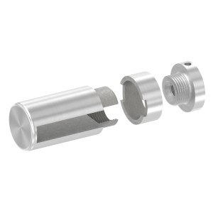 Supporto base per piatto 50x10mm M8 AISI 304 sat.