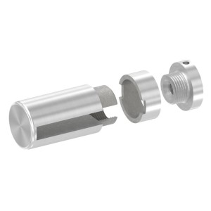 Supporto base per piatto 50x8mm M8 AISI 304 sat.