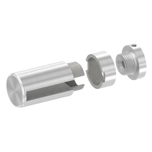 Supporto base per piatto 50x8mm M8 AISI 304 sat.