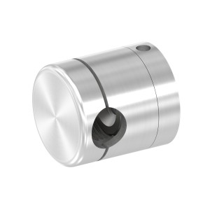 Supporto base per tondino 12 mm M8 AISI 304 sat.