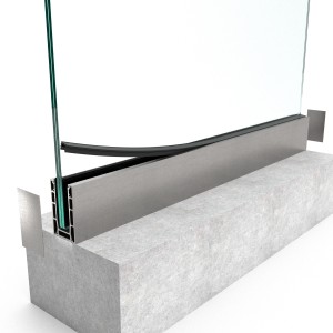 Lamiera chiusura profilo pavimento U ID VARIO inox
