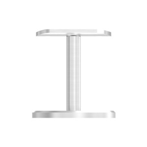 Sostegno corrimano a muro H 77 mm AISI 316 satinato