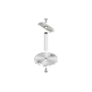 Sostegno corrimano a muro H 134 mm AISI 316 satinato