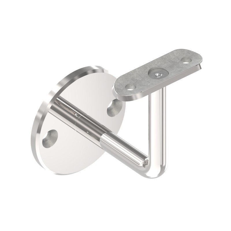 Sostegno corrimano a muro per tubo 42,4 mm AISI 316