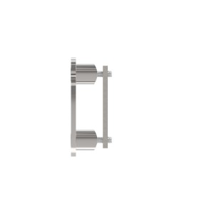 Piastra ancoraggio laterale ovale AISI 316 Ø42,4 mm