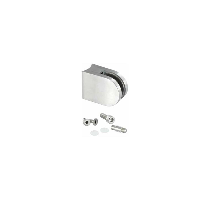 Pinza mod. 00 per tubo d. 33,7mm zamac finitura inox