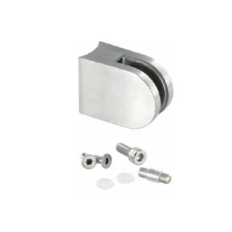 Pinza mod. 00 per tubo d. 33,7mm zamac finitura inox
