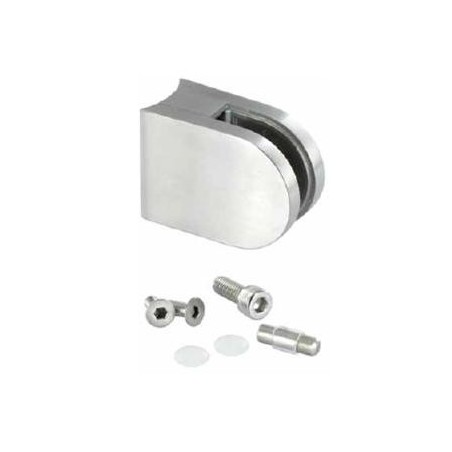 Pinza mod. 00 per tubo d. 42,4mm zamac finitura inox 