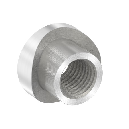 Bussola filettata per tubo 42,4 mm AISI 304 sat.