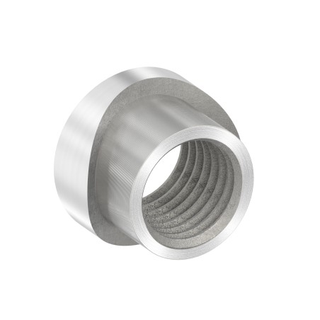Bussola filettata per tubo 42,4 mm M20 AISI 304 sat.