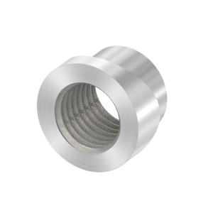 Bussola filettata per tubo 42,4 mm M20 AISI 304 sat.