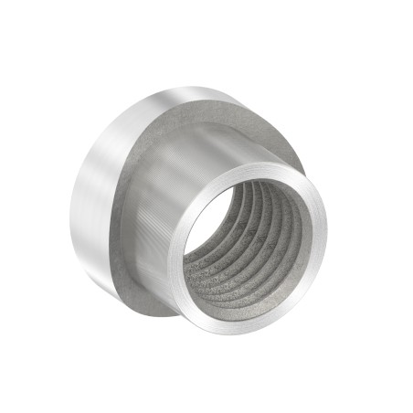 Bussola filettata per tubo Ø48,3 mm AISI 304 satinato
