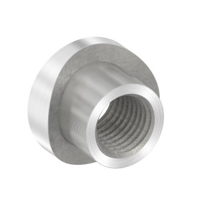 Bussola filettata per tubo 48,3 mm M16 AISI 304 sat.