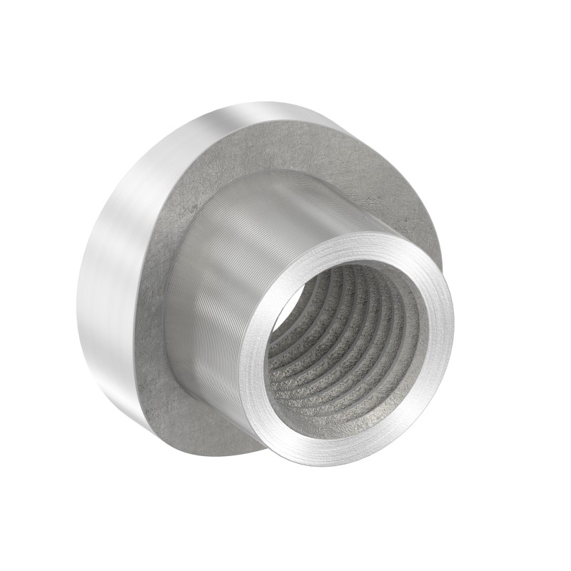 Bussola filettata per tubo 48,3 mm M16 AISI 304 sat.