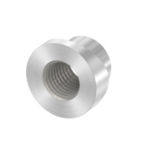 Bussola filettata per tubo 48,3 mm M16 AISI 304 sat.