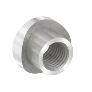 Bussola filettata per tubo 48,3 mm M16 AISI 304 sat.