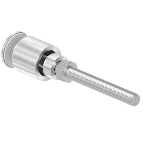 Vite fermavetro Ø40 in AISI 316 con barra filettata M14
