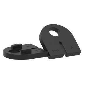 Gommina supporto mod. 02 per vetro 6 mm | Ricambio