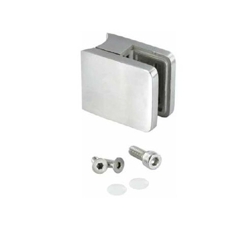 Pinza mod. 01 per tubo d. 33,7mm zamac finitura inox