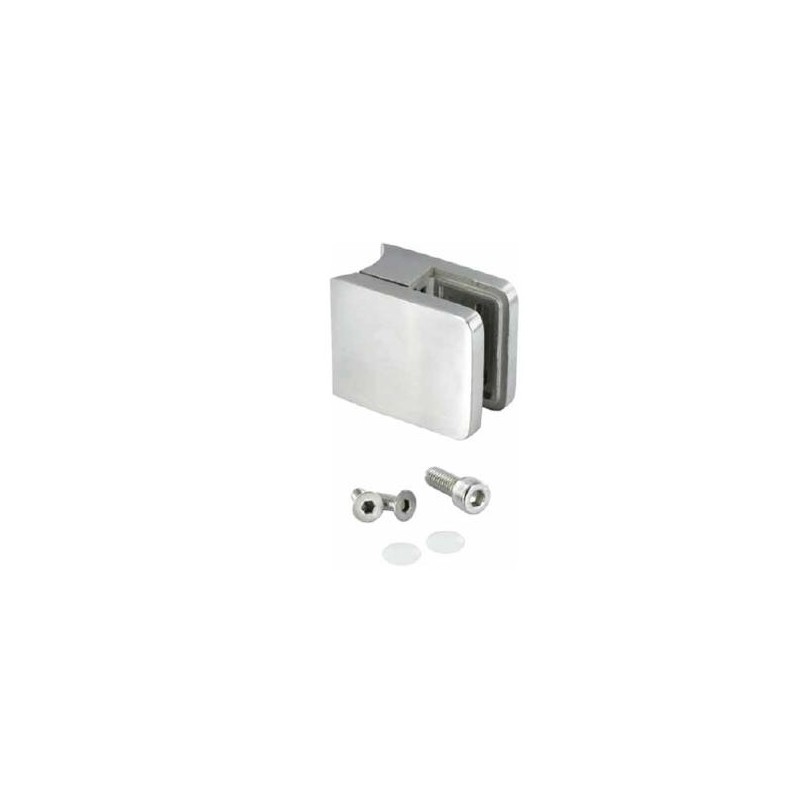 Pinza mod. 01 per tubo d. 42,4mm zamac finitura inox