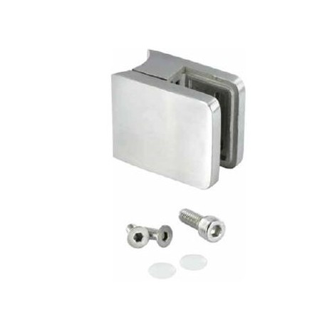 Pinza mod. 01 per tubo d. 42,4mm zamac finitura inox