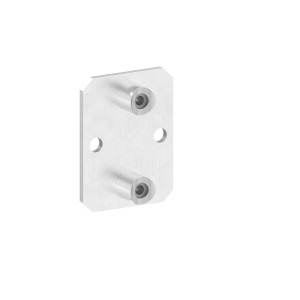 Piastra ancoraggio laterale 120x90 AISI 316 lucido