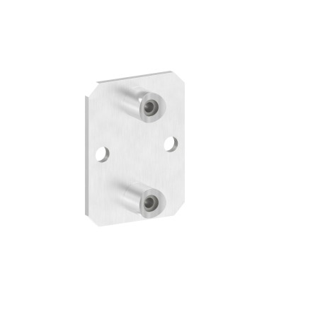 Piastra ancoraggio laterale 120x90 AISI 316 lucido
