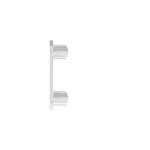 Piastra ancoraggio laterale 120x90 AISI 316 lucido