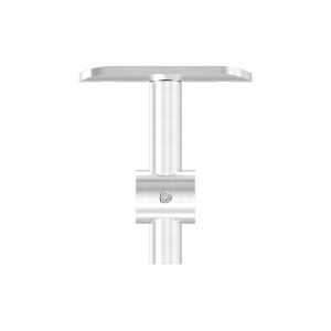 Reggicorrimano doppio piatto Ø33,7 mm AISI 304 sat.