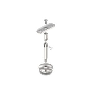 Sostegno per corrimano snodabile AISI 316 Ø42,4 mm