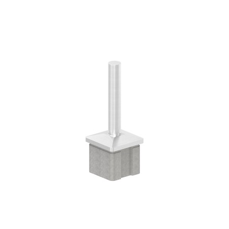 Sostegno per corrimano da saldare AISI 316 per tubo 40x40