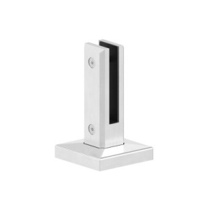 Supporto quadro vetro a pavimento AISI 316 satinato