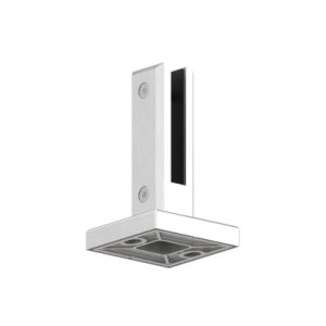 Supporto quadro vetro a pavimento AISI 316 satinato