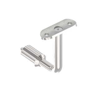 Sostegno corrimano laterale AISI 316 per tubo 42,4 mm