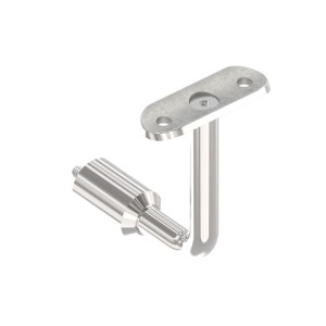 Sostegno corrimano laterale AISI 316 per tubo 42,4 mm