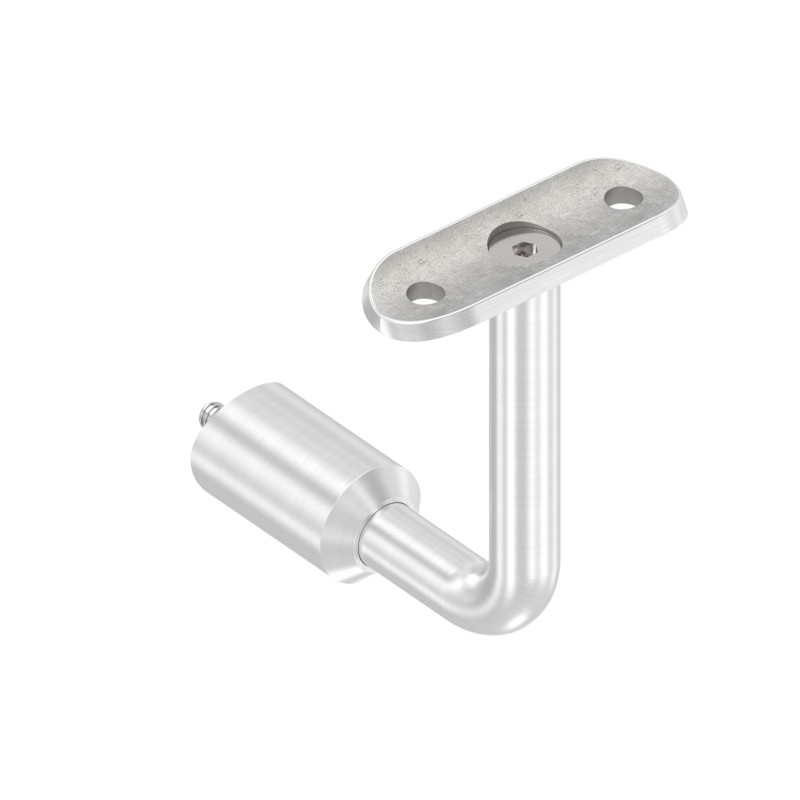 Sostegno corrimano laterale Ø33,7 mm AISI 304 sat.