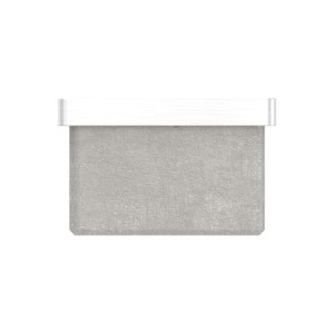 Tappo per tubo quadro 80x80x2 mm AISI 316 satinato