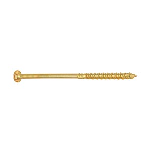 Vite per legno testa svasata Torx Ø8x80 zincata gialla