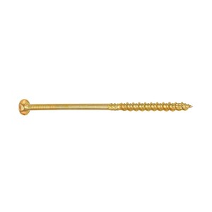 Vite per legno testa svasata Torx Ø8x80 zincata gialla