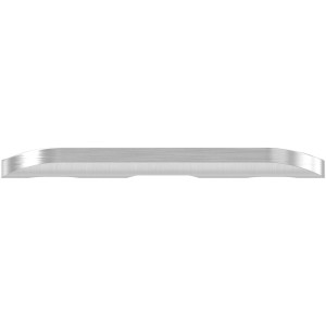 Piastra collegamento fori allungati Ø42,4 AISI 304 sat.