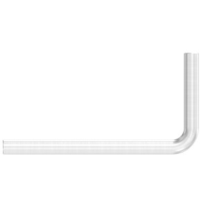 Perno sostegno 90° Ø12 mm AISI 304 satinato