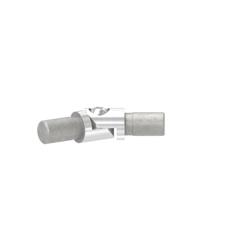 Raccordo snodabile tubo 12x1,5 mm AISI 304 satinato