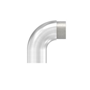 Raccordo terminale curvo 90° Ø42,4x2 mm AISI 304 sat.