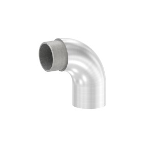 Raccordo terminale curvo 90° Ø42,4x2 mm AISI 304 sat.