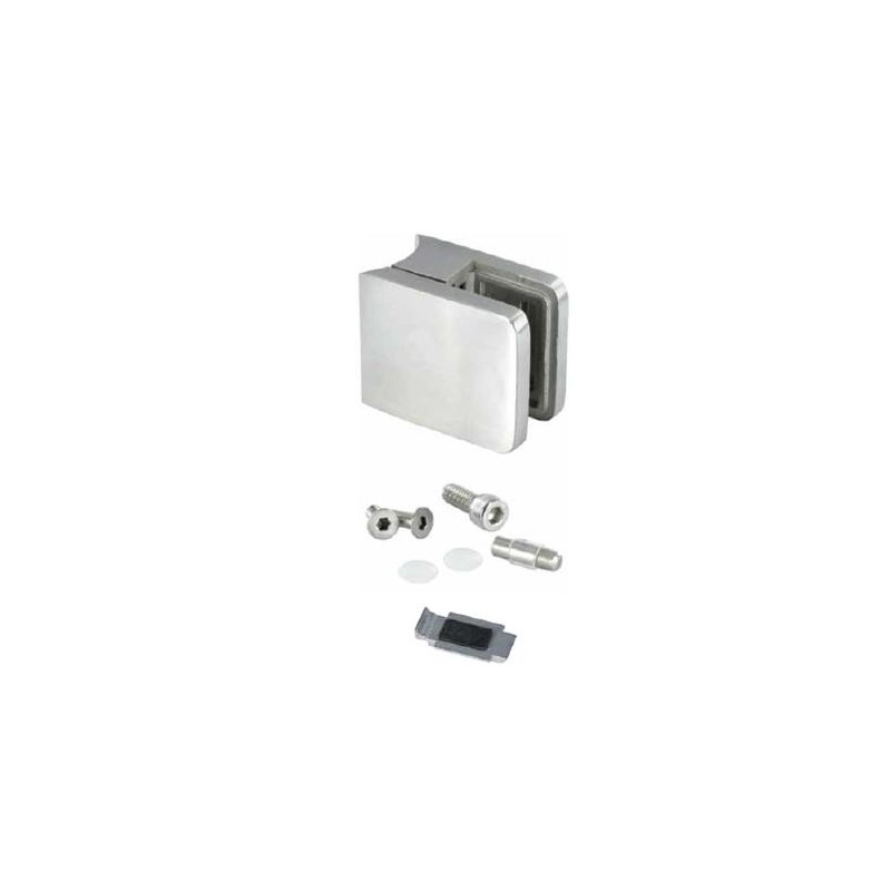 Pinza mod. 03 per tubo d. 33,7mm zamac finitura inox