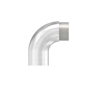 Raccordo terminale curvo 90° Ø42,4x2 mm AISI 304 sat.