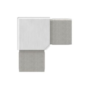 Raccordo per tubo 40x20x2 mm 90° AISI 304 satinato