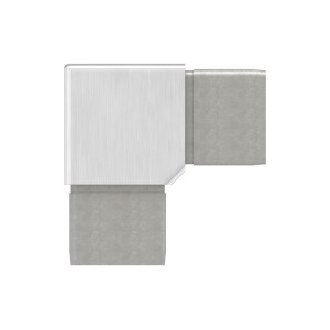 Raccordo per tubo 40x20x2 mm 90° AISI 304 satinato