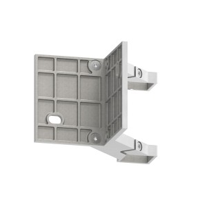 Piastra 90° ancoraggio laterale 40x40 AISI 304 sat.